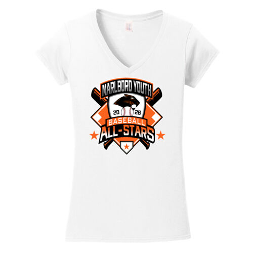 2026 ALL STARS - Softstyle ® Women's Fit V Neck T Shirt Thumbnail